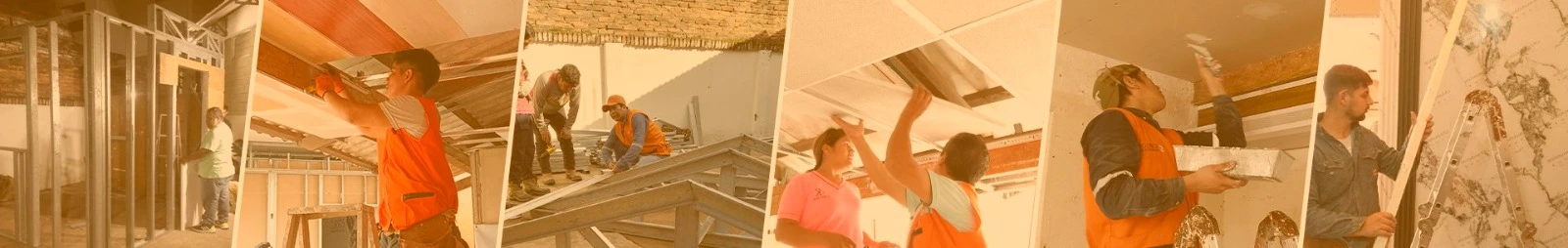 Banner de construcción en seco