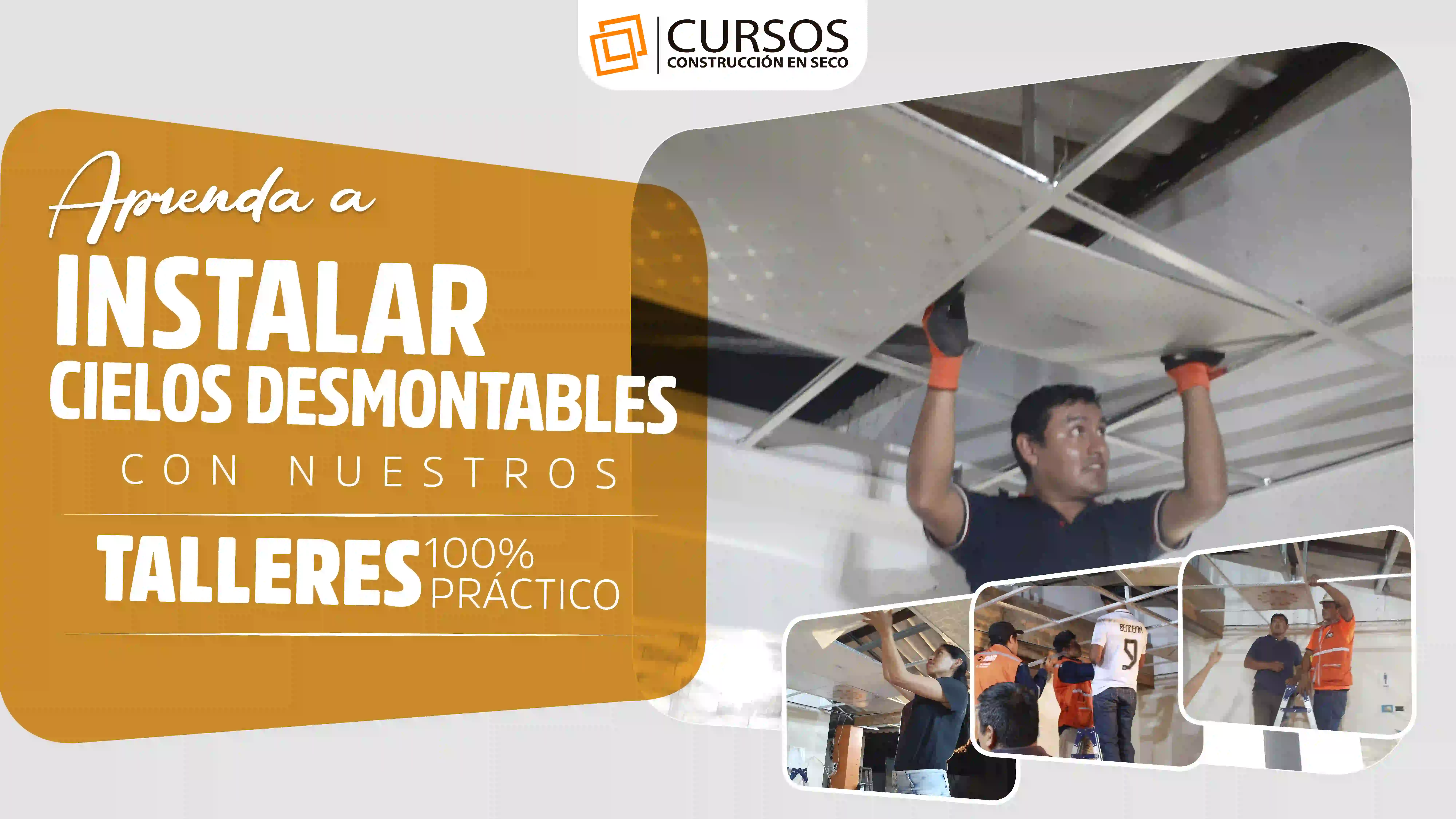 Curso de instalación de cielos drywall