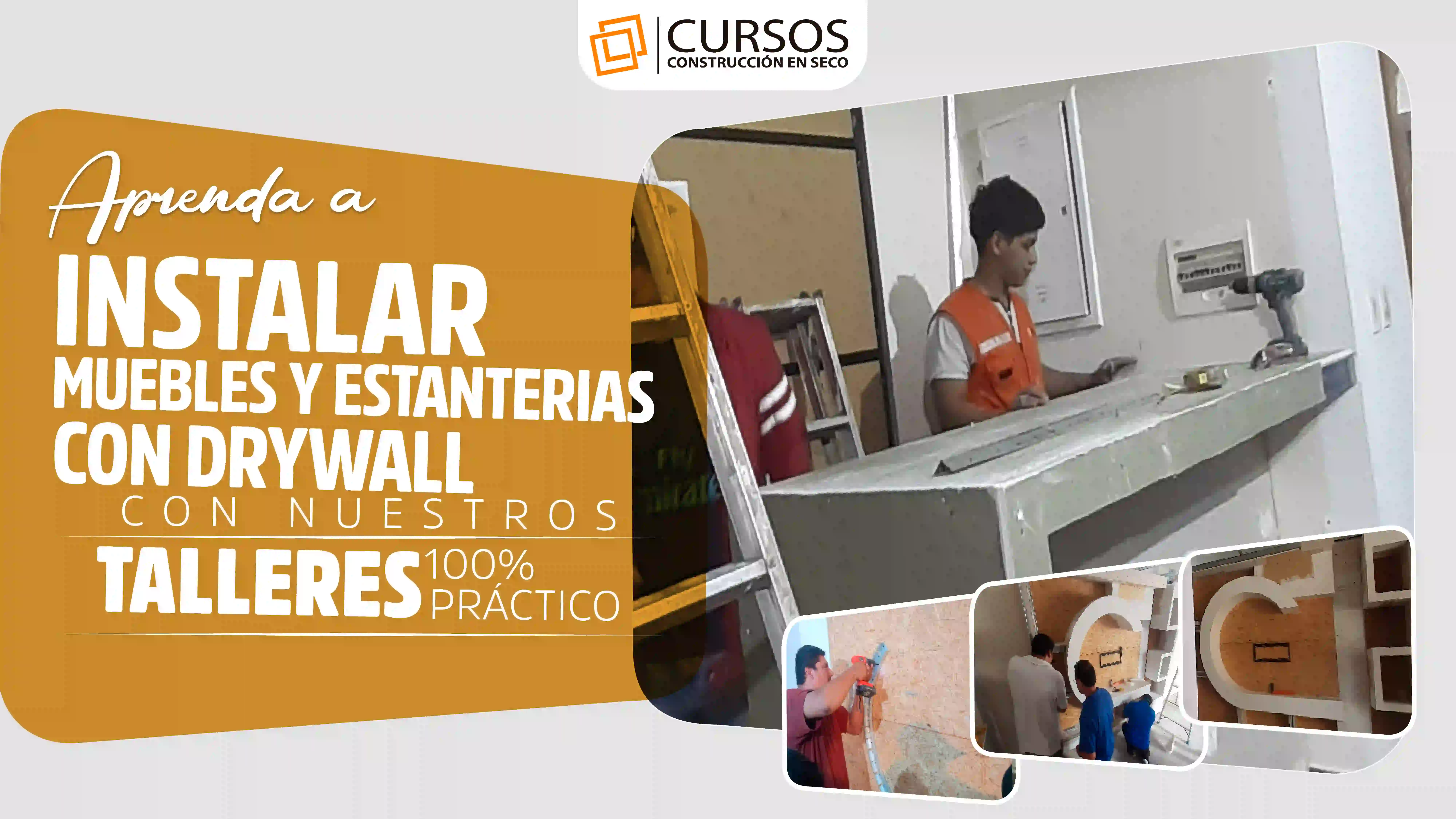 Curso de instalación de muros drywall